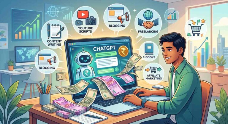 ChatGPT Se Paise Kaise Kamaye: Top 10 Asaan Tarike (2026)