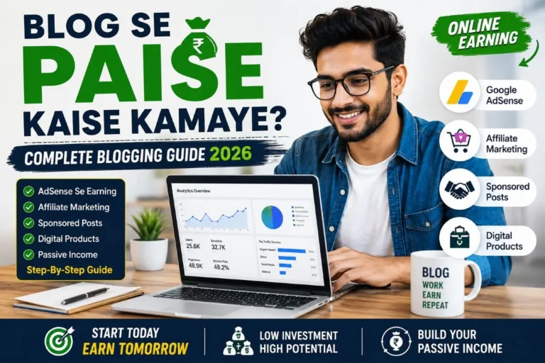 Blog Se Paise Kaise Kamaye? Complete Blogging Guide 2026