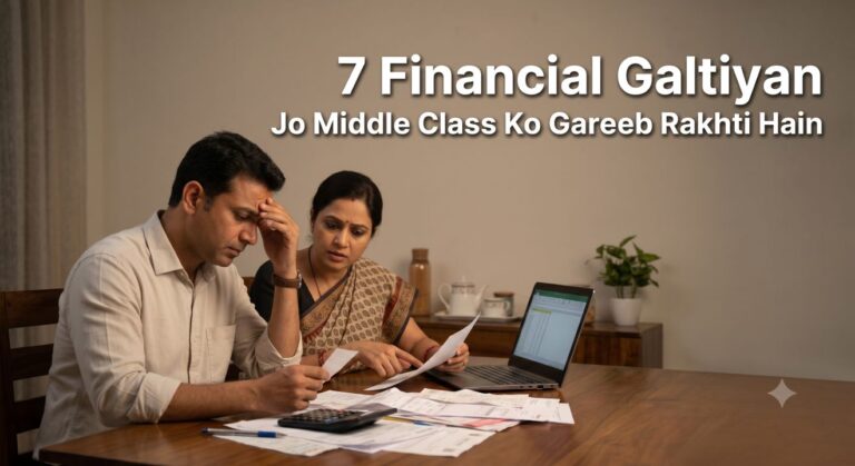 Middle class की 7 सबसे बड़ी Financial गलतियां (और उन्हें कैसे सुधारें)