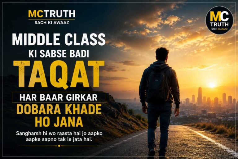 Middle Class Ki Sabse Badi Taqat: Har Baar Girkar Dobara Khade Ho Jana