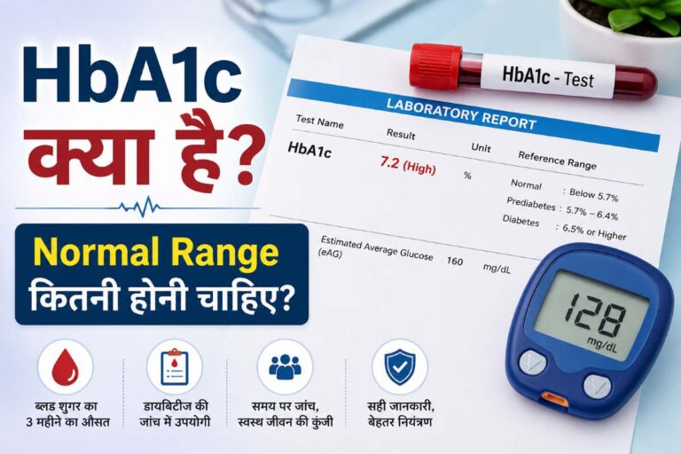 HbA1c क्या है? Normal Range, Diabetes और रिपोर्ट की पूरी जानकारी